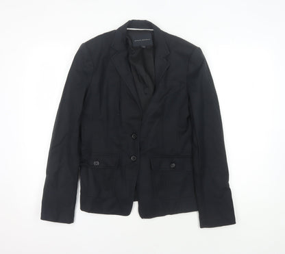 Banana Republic Women's Black Blazer in Size 8, Stretch Fit