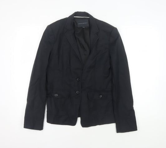 Banana Republic Women's Black Blazer in Size 8, Stretch Fit