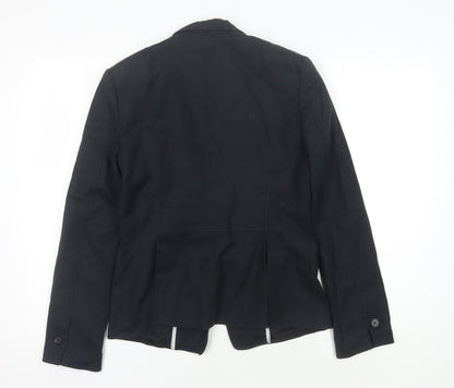 Banana Republic Women's Black Blazer in Size 8, Stretch Fit