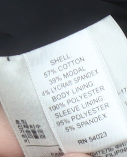 Banana Republic Women's Black Blazer in Size 8, Stretch Fit