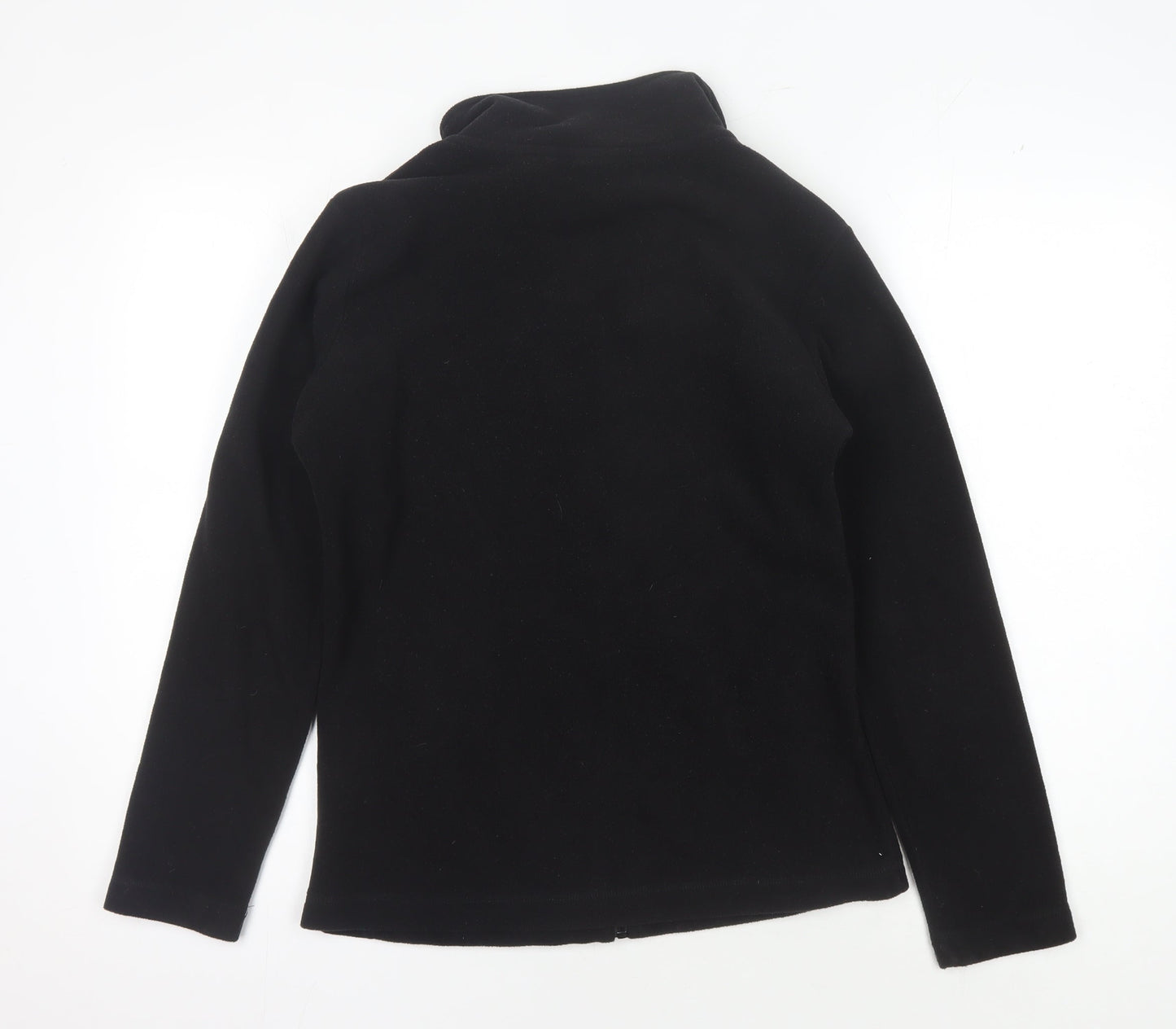 Gelert Women's Black Zip Fleece Sweatshirt Size 12