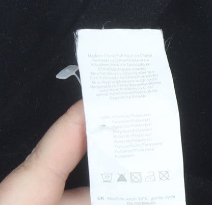 Gelert Women's Black Zip Fleece Sweatshirt Size 12