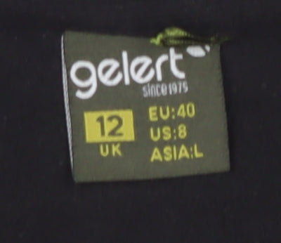 Gelert Women's Black Zip Fleece Sweatshirt Size 12