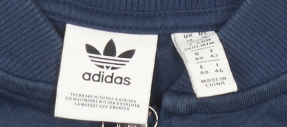 Adidas Women's Blue Track Jacket Size 12
