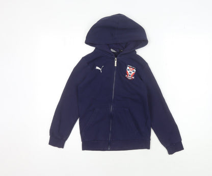 Puma Boys Blue Track Jacket 9-10 Yrs Football Activewear