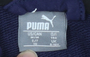 Puma Boys Blue Track Jacket 9-10 Yrs Football Activewear