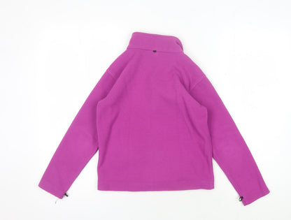 Regatta Girls Purple Jacket, Size 7-8 Years, Lightweight Fleece