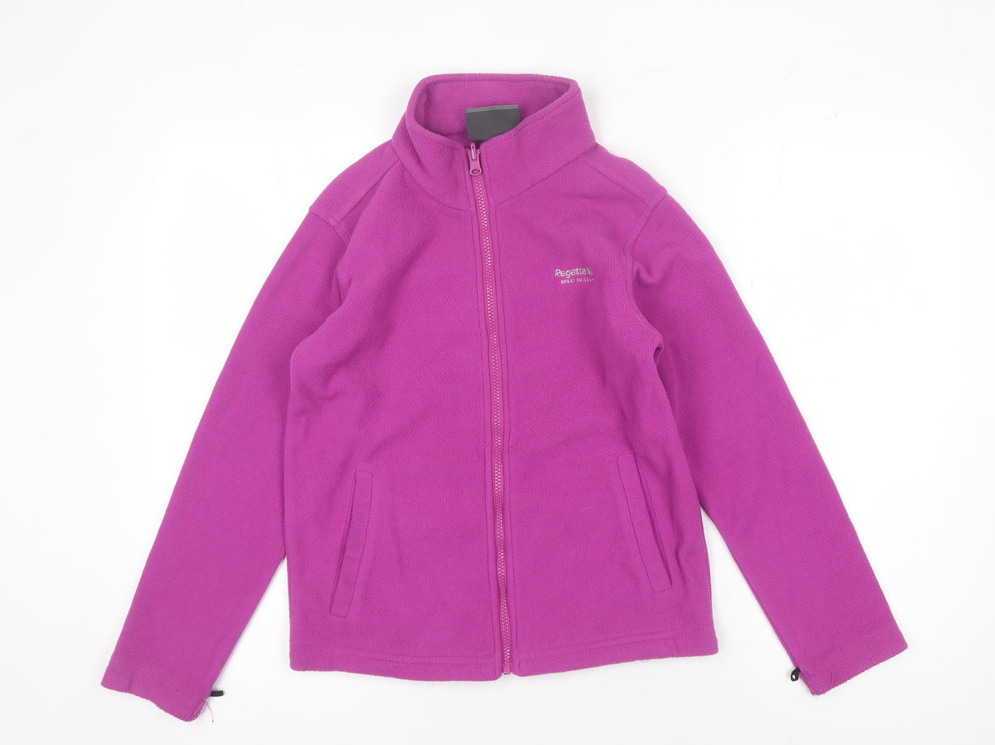 Regatta Girls Pink Fleece Full Zip Sweatshirt UK 11