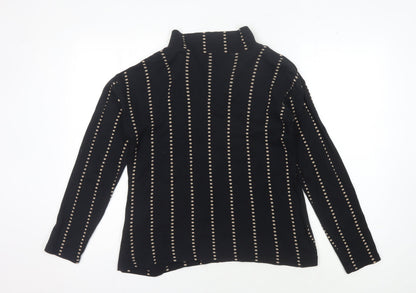 Trespass Women's Black Polka Dot Pullover Sweatshirt M