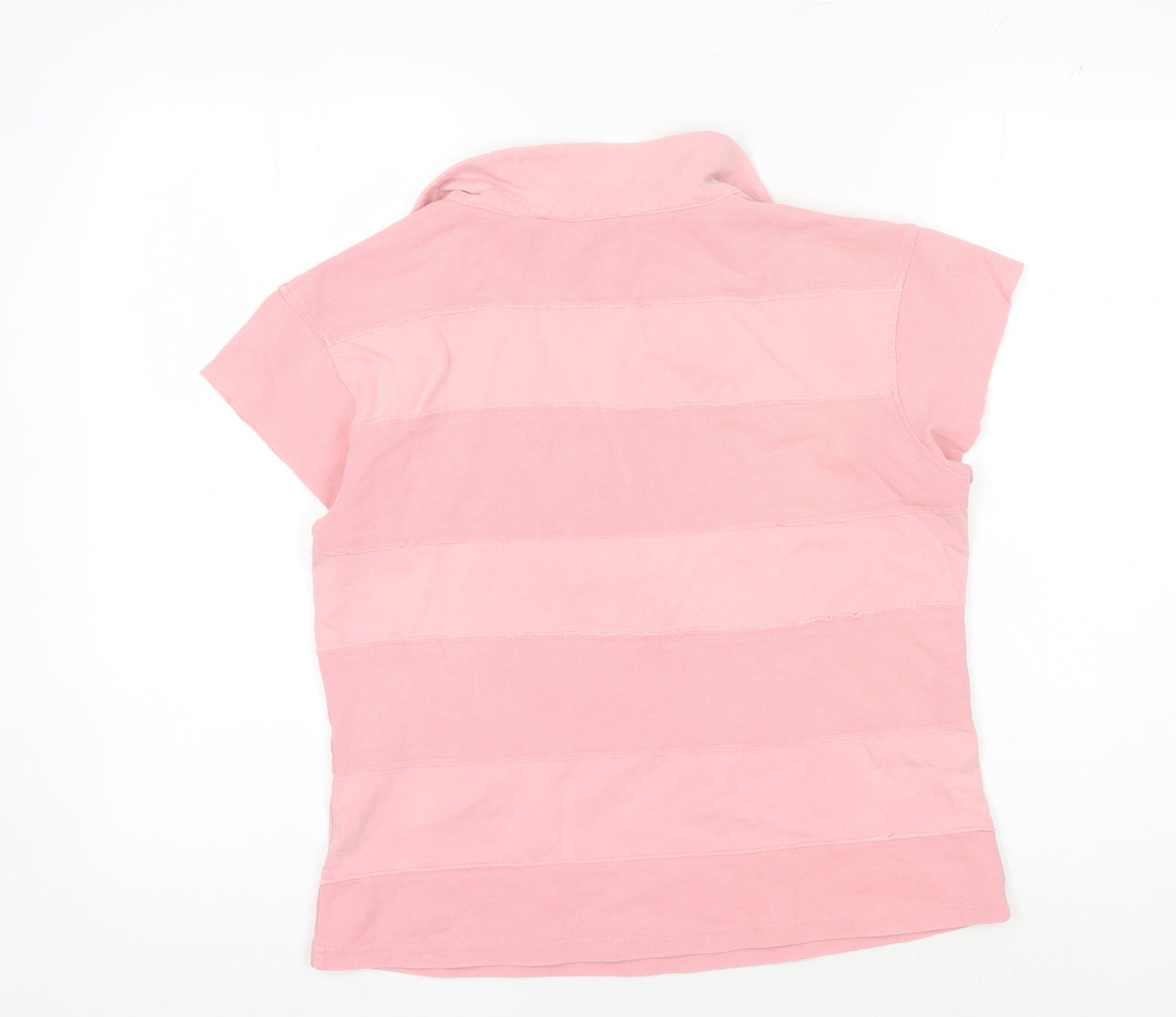 Womens UK Size L Weird Fish Pink  Polo