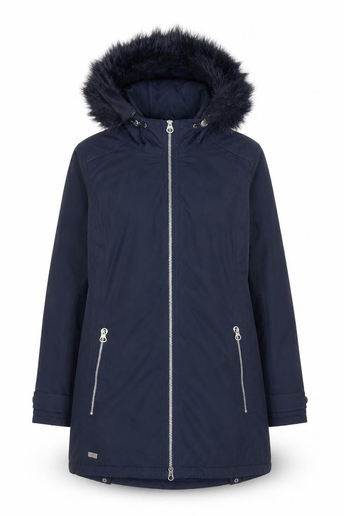 Womens UK Size 10 Regatta Blue Parka Coat