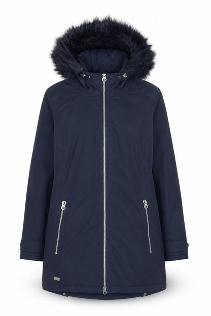 Womens UK Size 10 Regatta Blue Parka Coat