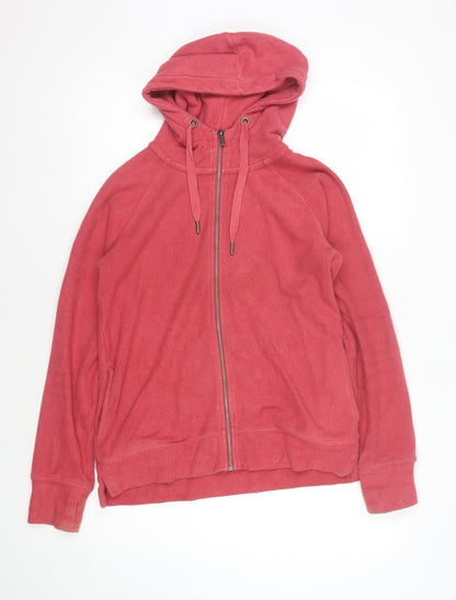 Fat Face Women's Red Hooded Basic Jacket, Size S