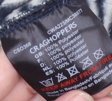 Craghoppers Women's Black Striped Pullover Sweatshirt Size 12