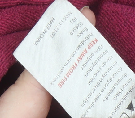Womens UK Size 12 Mountain Warehouse Red  Sweatshirt