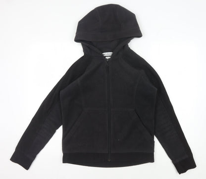 Columbia Women's Black Fleece Jacket M Hooded