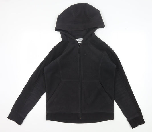Additional front view of Columbia Women's Black Fleece Jacket M Hooded