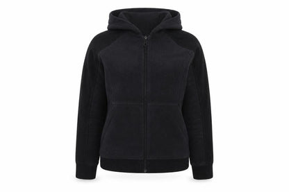 Front view of Columbia Women's Black Fleece Jacket M Hooded