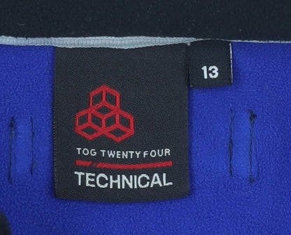 Tog 24 Boys Black Fleece Jacket, Size 13, Outdoor Activewear