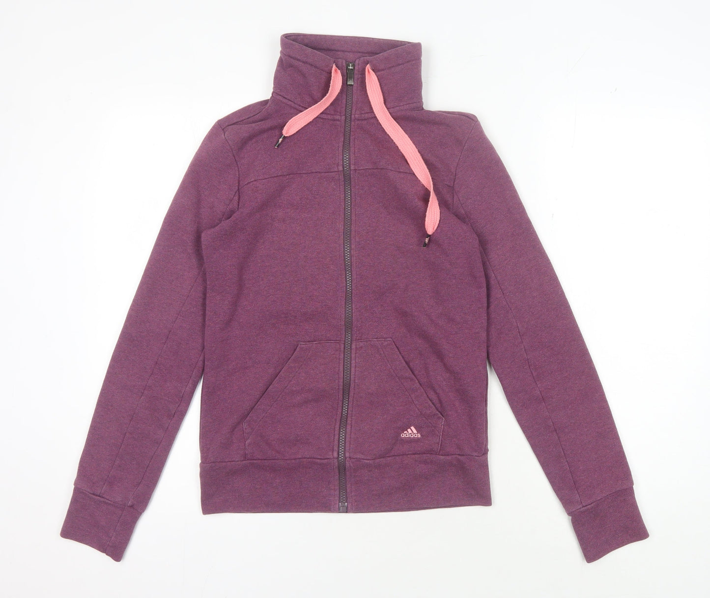 Adidas Women's Purple Full Zip Hoodie XS
