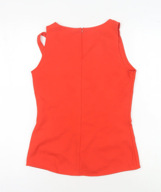 Karen Millen Red Sleeveless Tank Top Women Size 12