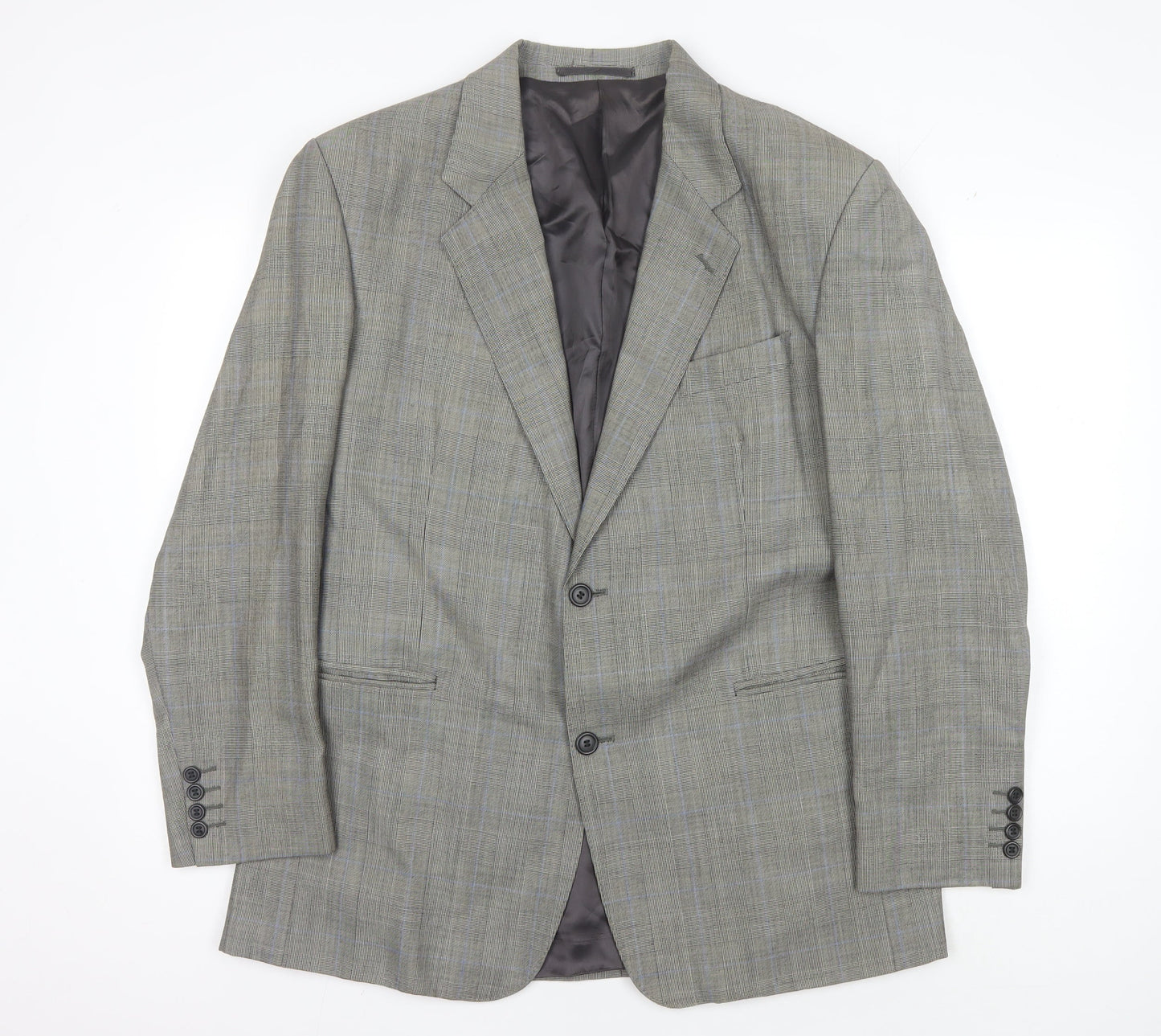 Mens UK Size 42 Berwin & Berwin Regular Grey Suit Jacket