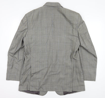 Mens UK Size 42 Berwin & Berwin Regular Grey Suit Jacket