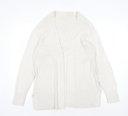 Womens UK Size 12 Fat Face Ivory Cardigan Jumper
