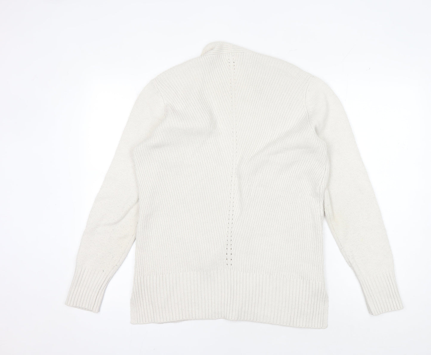 Womens UK Size 12 Fat Face Ivory Cardigan Jumper
