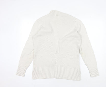 Womens UK Size 12 Fat Face Ivory Cardigan Jumper
