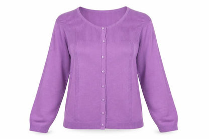 Womens UK Size S Honor Millburn Purple Cardigan Jumper