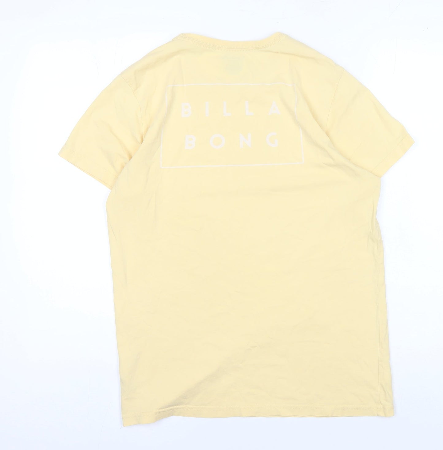 Mens UK Size S Billabong Yellow  T-Shirt