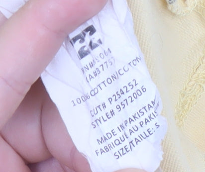 Mens UK Size S Billabong Yellow  T-Shirt