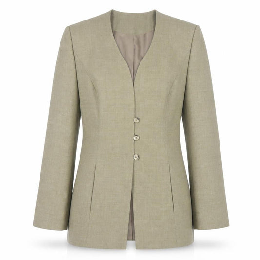Womens UK Size 12 Jacques Vert Regular Beige Blazer