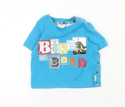 Ted Baker Boys' Blue Graphic Print T-Shirt, 0-3 Months