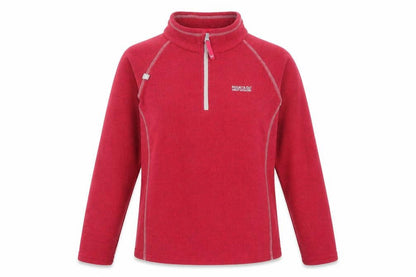 Front view of Regatta unisex red fleece sweatshirt, size 34