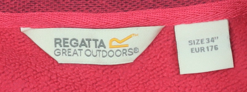 Regatta Unisex Red Fleece Sweatshirt Size 34