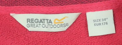 Regatta Unisex Red Fleece Sweatshirt Size 34