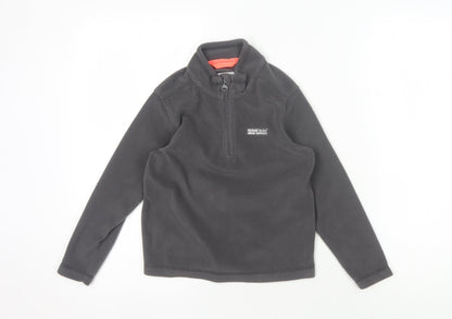 Regatta Girls Grey Fleece Pullover Sweatshirt 8 Years
