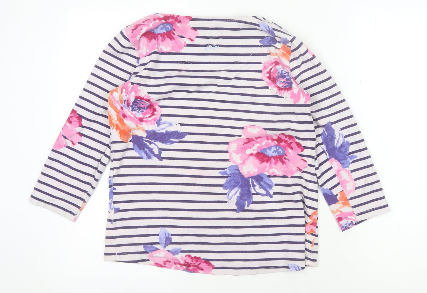 Womens UK Size 10 Joules Multicoloured Basic T-Shirt