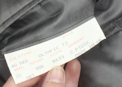 Mens UK Size 40 Magee Regular Grey Suit Jacket