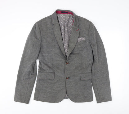 Mens UK Size 3 Ted Baker Regular Grey Suit Jacket