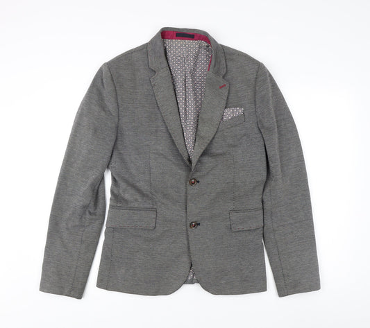 Mens UK Size 3 Ted Baker Regular Grey Suit Jacket