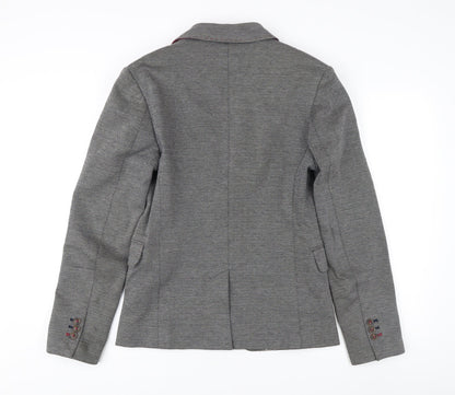 EWM Women's Grey Pinstripe Suit Jacket Size 16 Classic