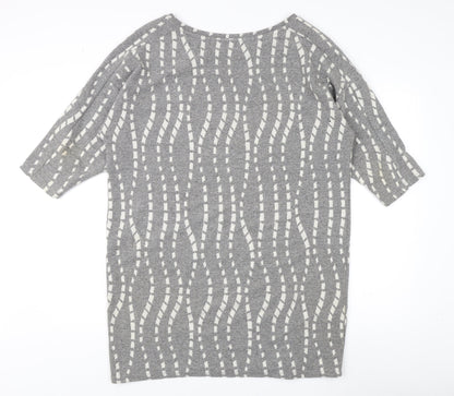 Womens UK Size 8 Zara Grey Pullover Jumper