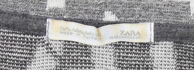 Womens UK Size 8 Zara Grey Pullover Jumper