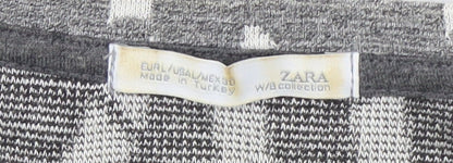Womens UK Size 8 Zara Grey Pullover Jumper