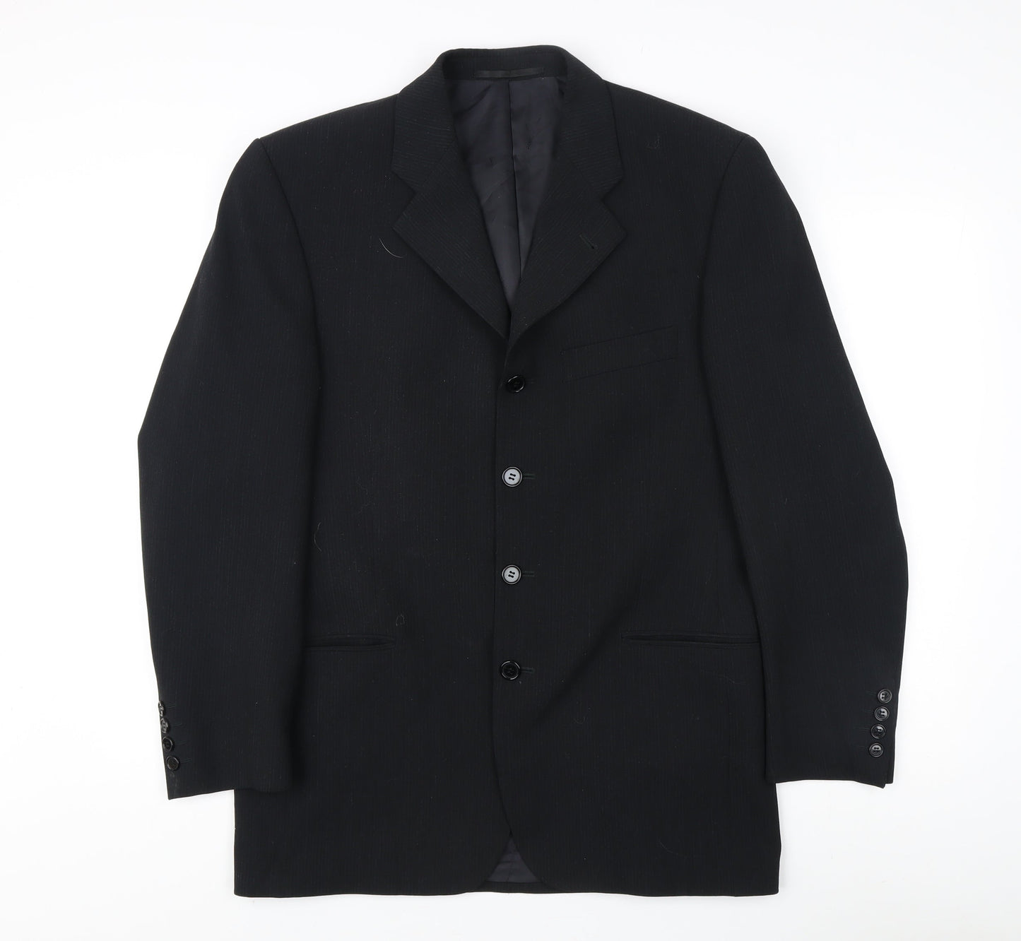 Mens UK Size 38 Daniel Hechter Regular Black Suit Jacket