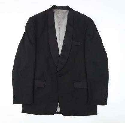 Mens UK Size 40 Armando Regular Black Suit Tuxedo