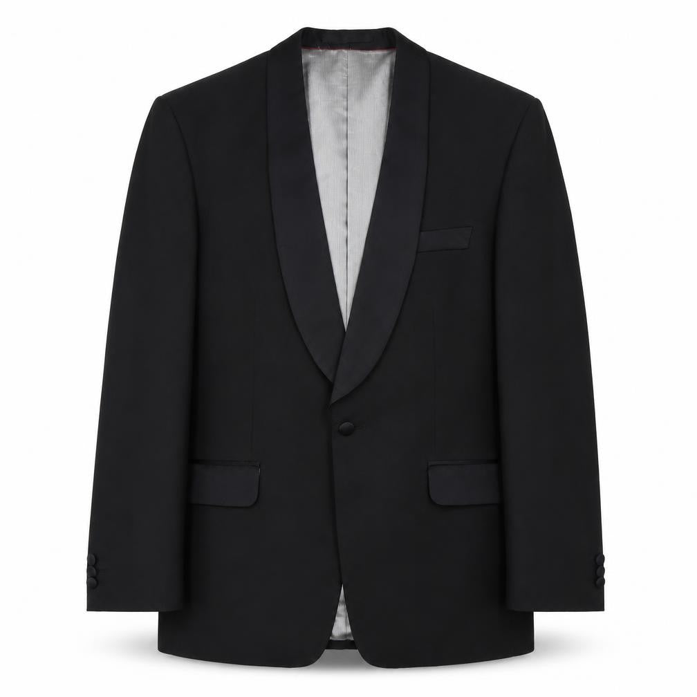 Mens UK Size 40 Armando Regular Black Suit Tuxedo